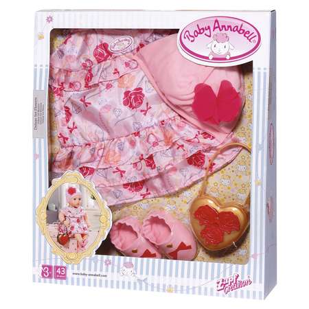 Одежда для кукол Zapf Creation Baby Annabell Цветочная коллекция Делюкс 702-031