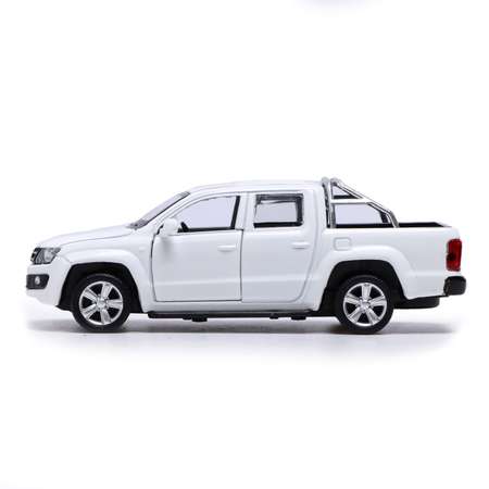 Машина Автоград металлическая VOLKSWAGEN AMAROK 1:46 инерция открываются двери цвет белый