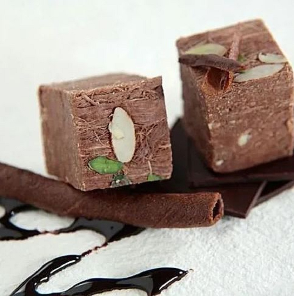 Халва Соан Папди Чоко Bikano шоколадная с орехами 250г - фото 3