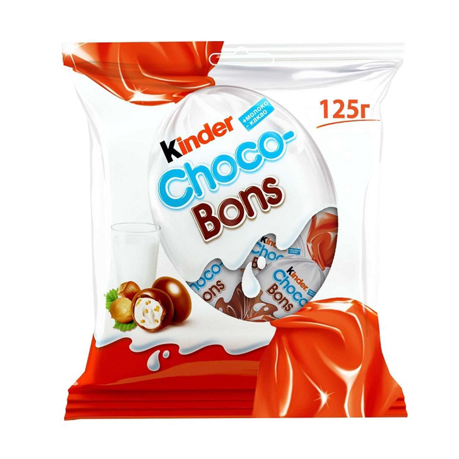 Конфеты Kinder Киндер ШокоБонс шоколадные 125г - фото 1