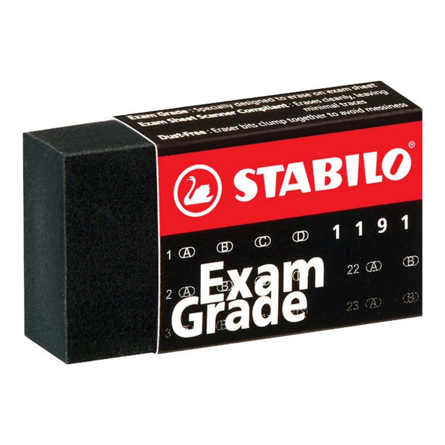Ластик STABILO Exam Grade 2 штуки 1191/2В - фото 3