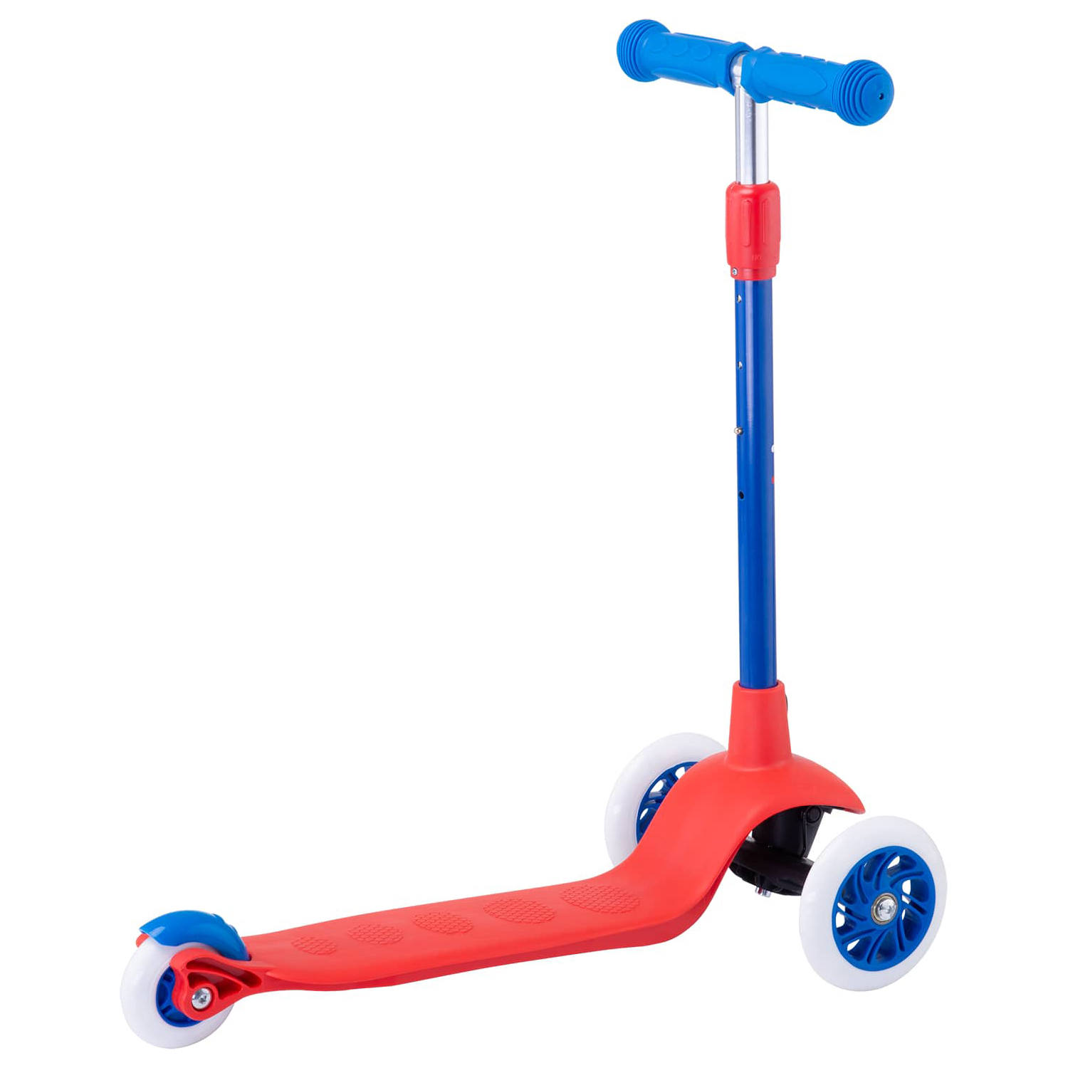 Самокат RIDEX трехколесный 3 wheels scooter Hero 120/80 red/blue - фото 2