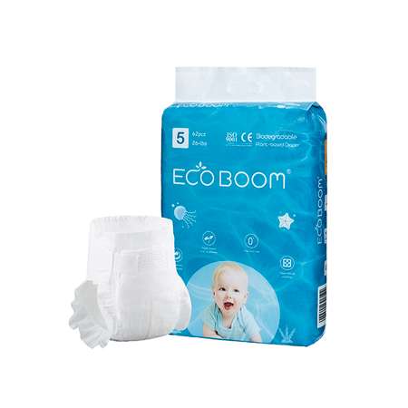 Подгузники ECO BOOM Eco 62 шт. XL