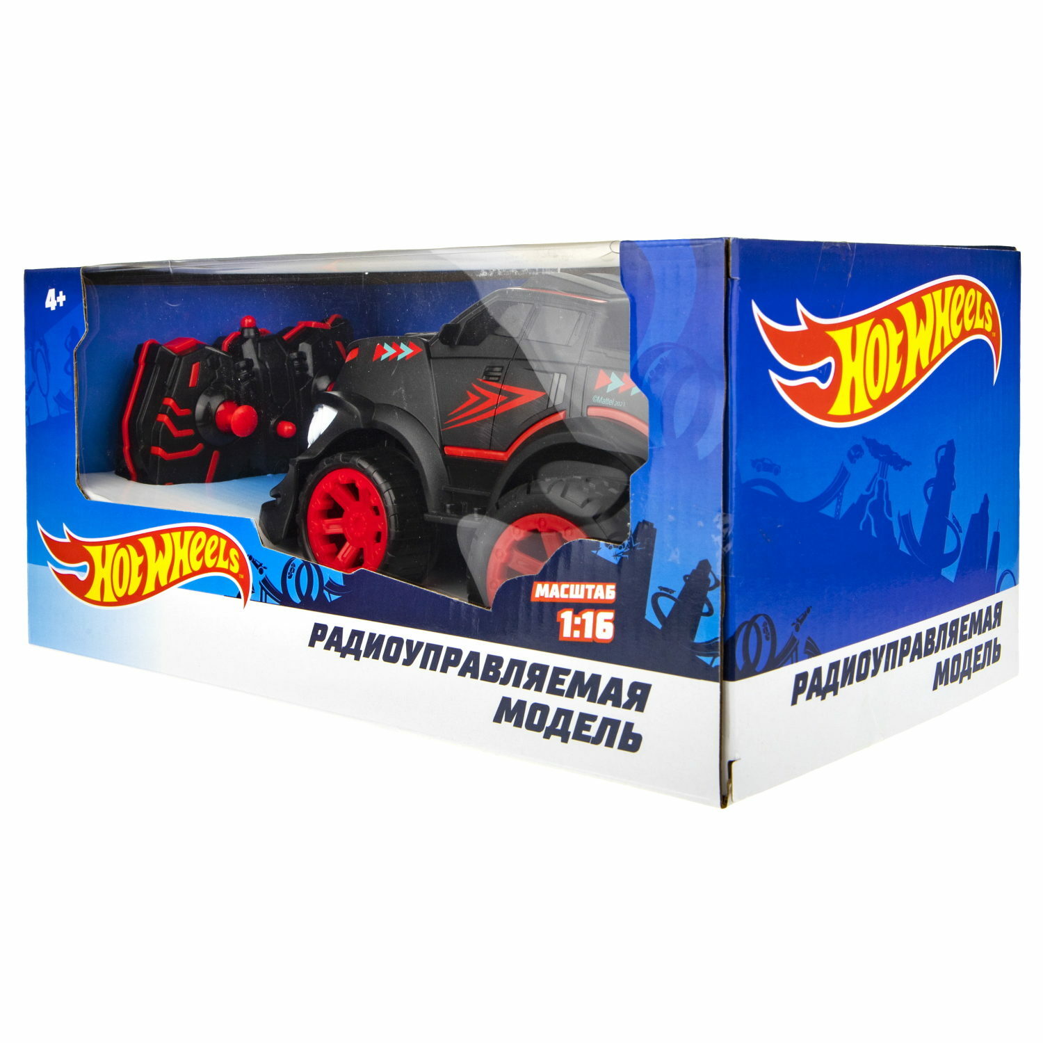 Машинка Hot Wheels Внедорожник на радиоуправлении со световыми эффектами - фото 6