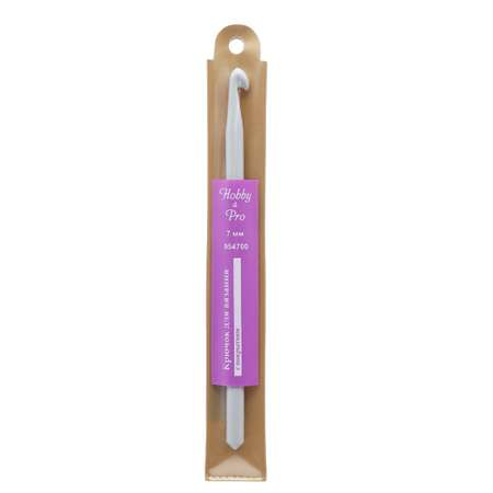 Крючок для вязания Hobby Pro металлический с тефлоновым покрытием для 7 мм 15 см 954700