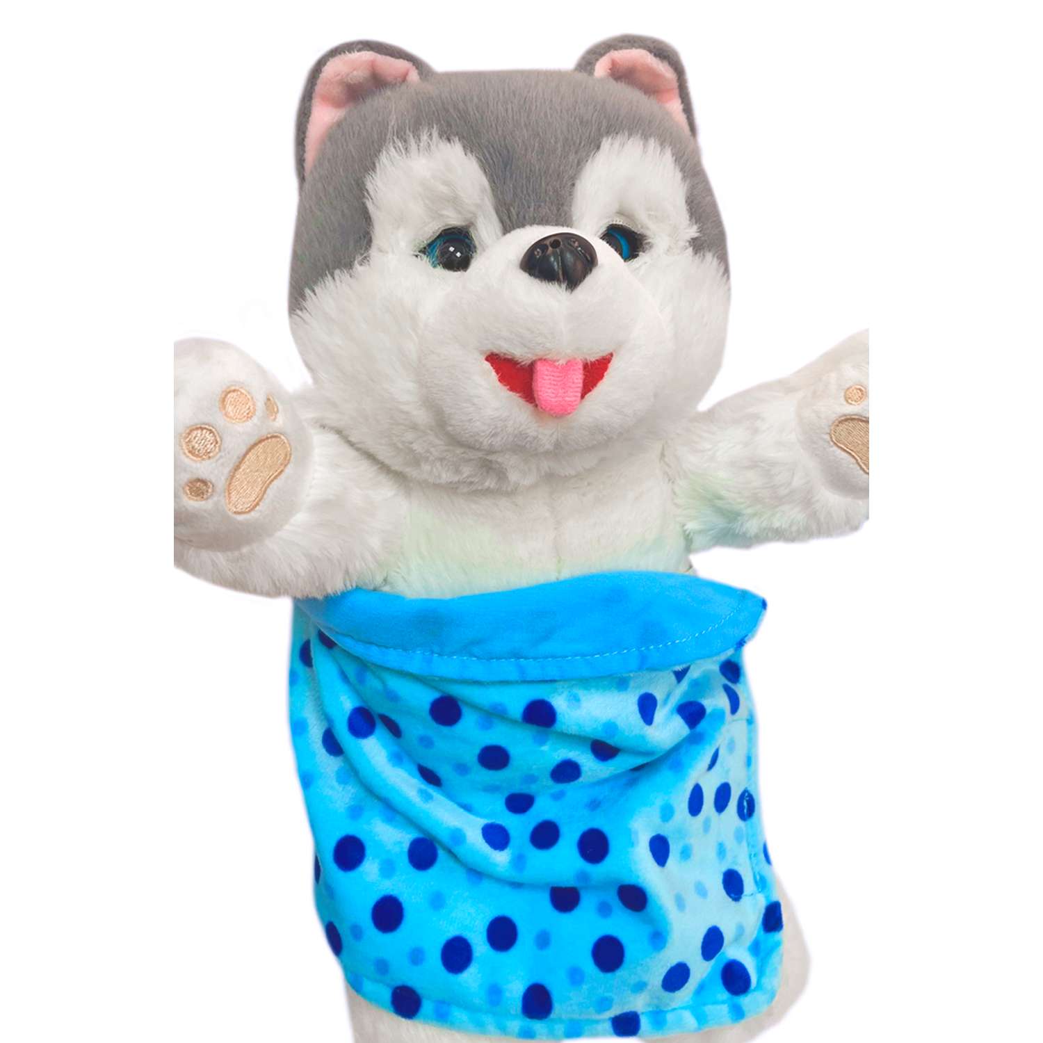 Мягкая интерактивная игрушка SHARKTOYS собачка с одеялом и бутылочкой - фото 16