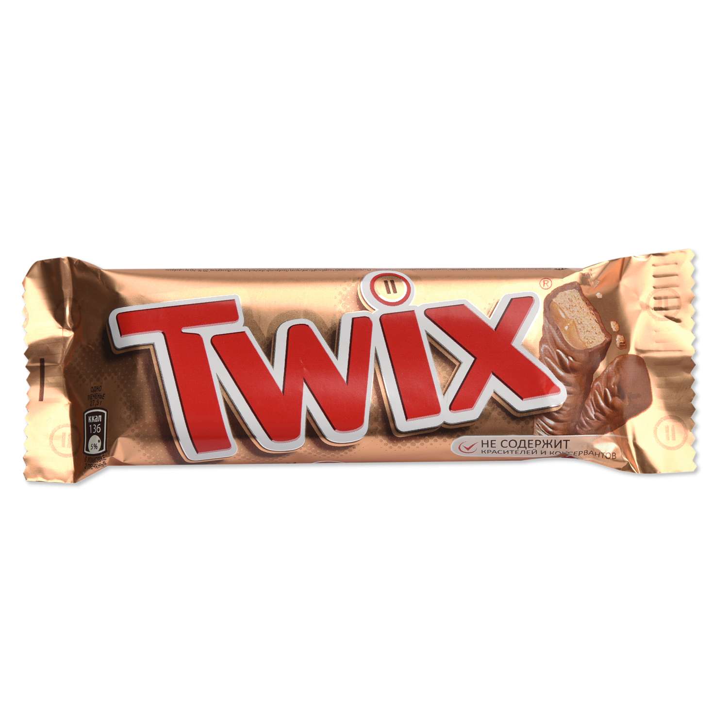 Шоколадный батончик TWIX 55г РОС - фото 2