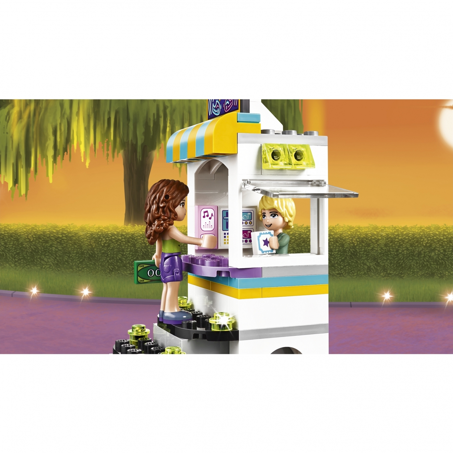 Конструктор LEGO Friends Парк развлечений: аттракцион «Автодром» (41133) - фото 4