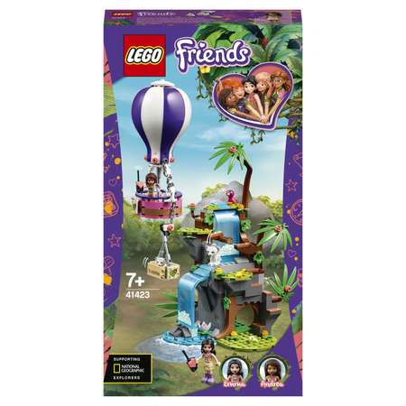 Конструктор LEGO Friends Спасение тигра на воздушном шаре 41423