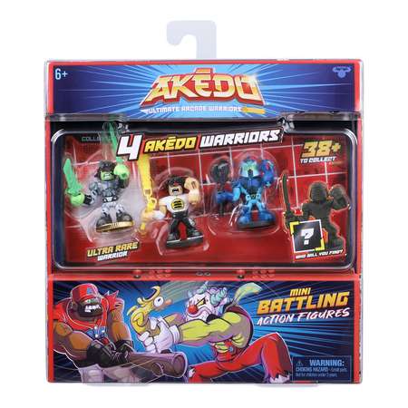 Набор игровой Akedo 1 коллекционный 4фигурки 39453