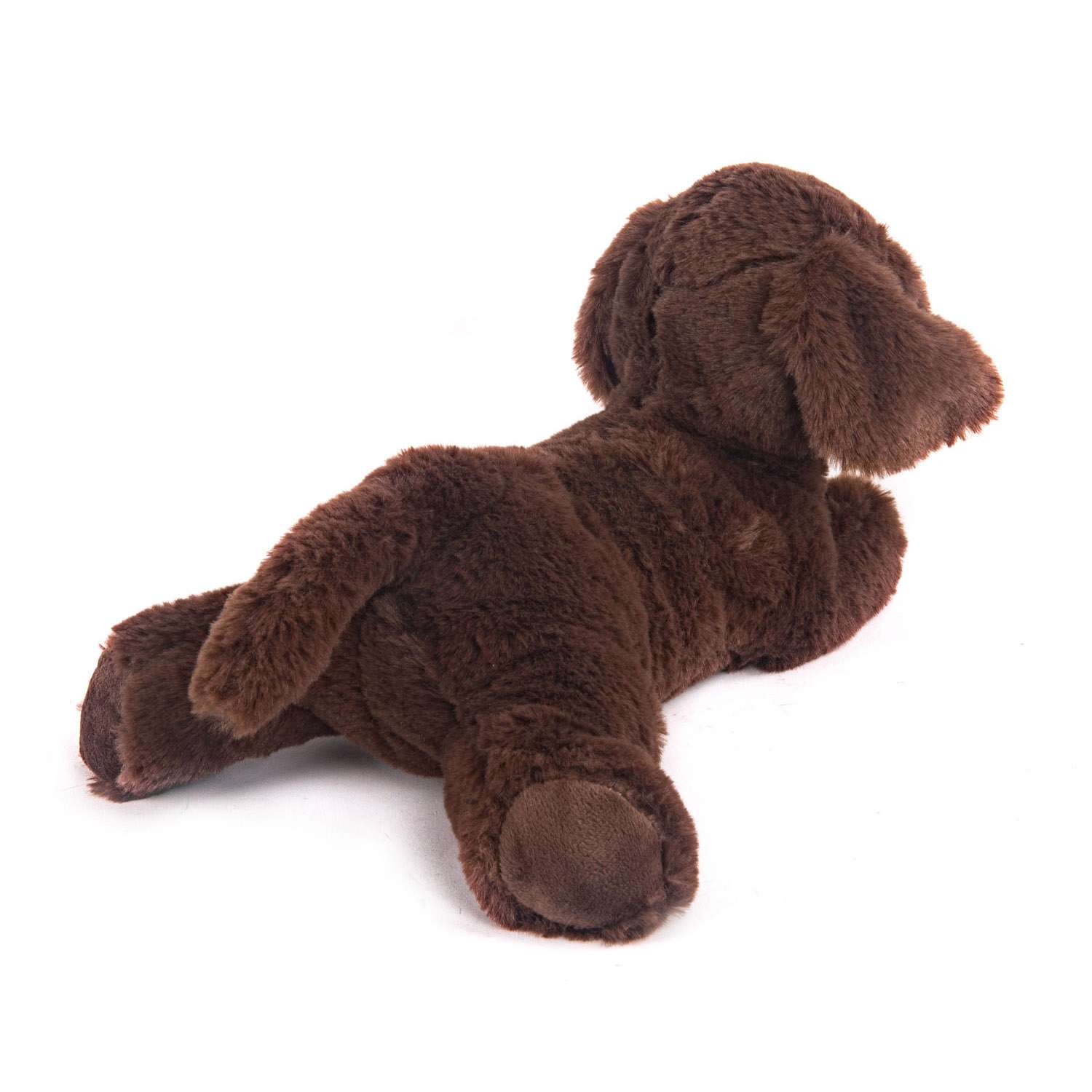 Мягкая игрушка BUTTON BLUE Собачка лежачая коричневая 28 см - фото 4