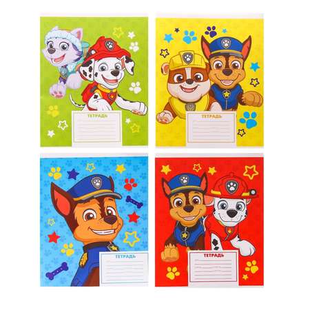 Комплект тетрадей Paw Patrol в линейку «Щенячий патруль» 12шт