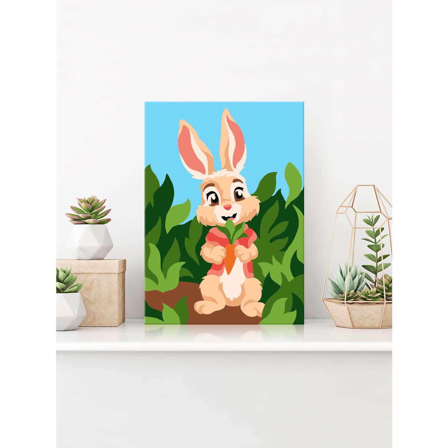 Картина по номерам Hobby Paint мини 15х21 см Кролик - фото 3