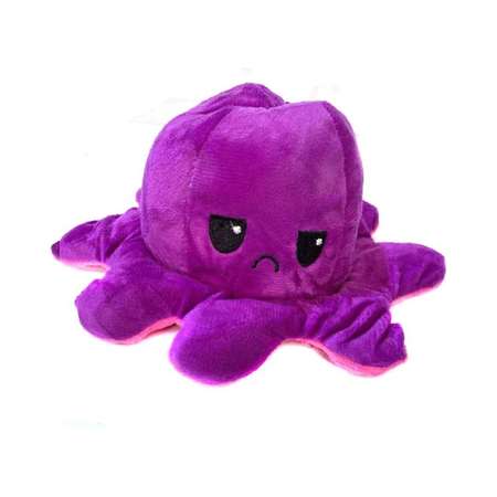 Мягкая игрушка Ripoma вывернушка Осьминожка фиолетовый-розовый