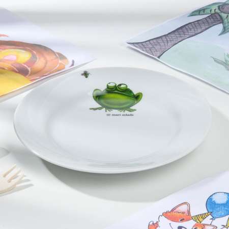 Набор посуды детский Sima-Land Лягушка миска кружка тарелка