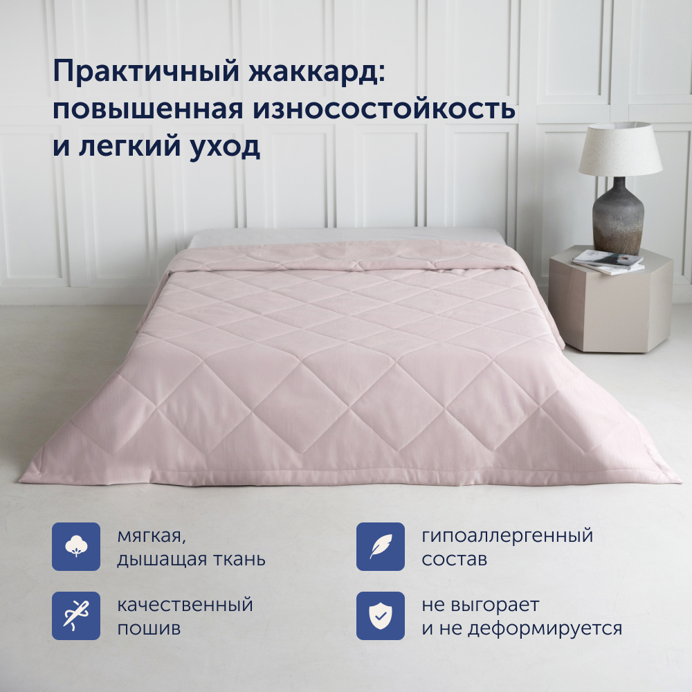 Комплект покрывало + наволочка buyson BuyFlora Rose 160х220/45х45 см - фото 4