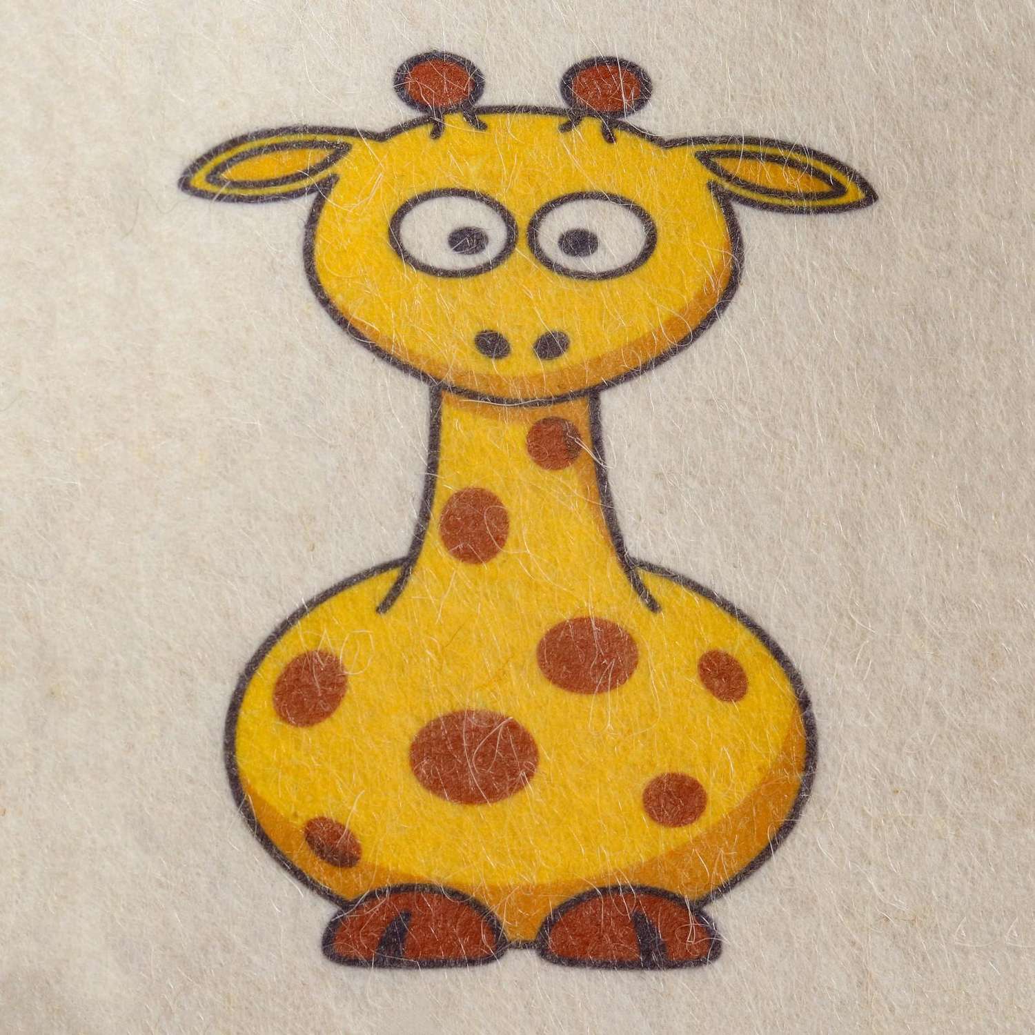 Шапка для бани Добропаровъ детская «Жираф» - фото 2