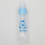 Бутылочка для вскармливания Sima-Land 30 мл с силиконовой соской голубая
