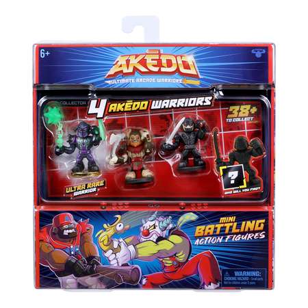 Набор игровой Akedo 6 коллекционный 4фигурки 39458