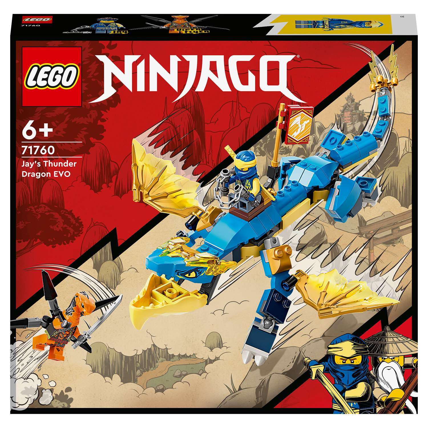 Конструктор LEGO Ninjago Грозовой дракон ЭВО Джея 71760 - фото 2