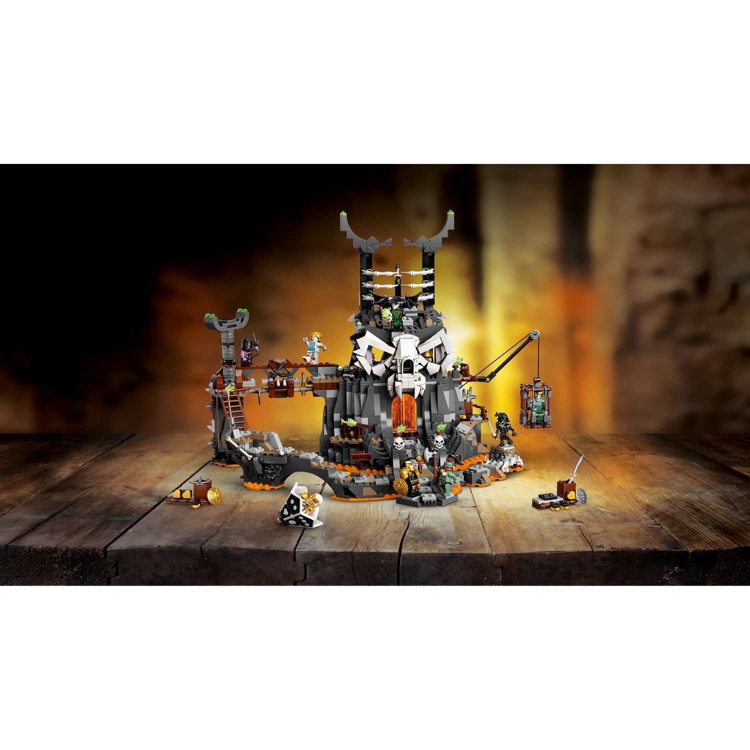Конструктор LEGO Ninjago Подземелье колдуна-скелета 71722 - фото 18