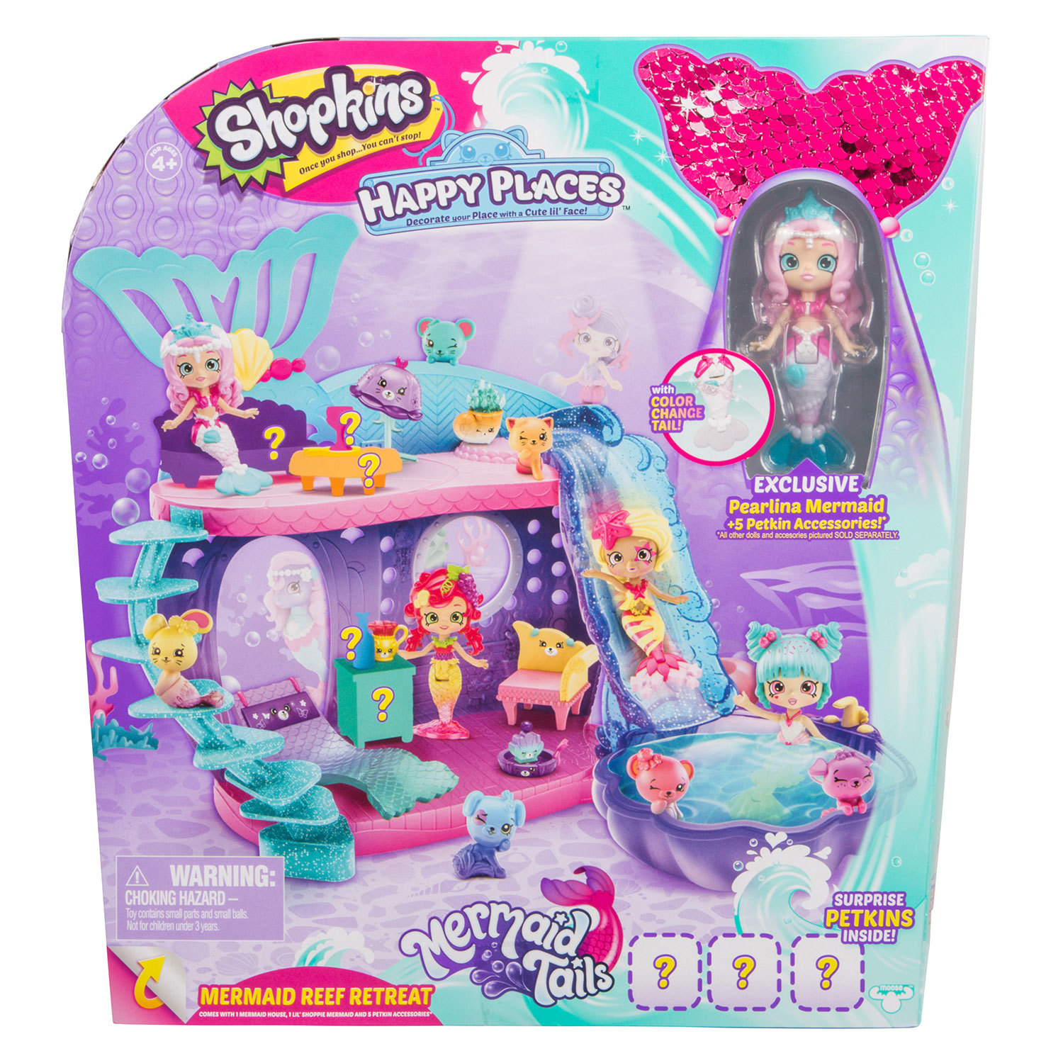 Набор Happy Places Shopkins Подводный дом русалочки в непрозрачной упаковке  (Сюрприз) 57190 купить по цене 999 ₽ в интернет-магазине Детский мир