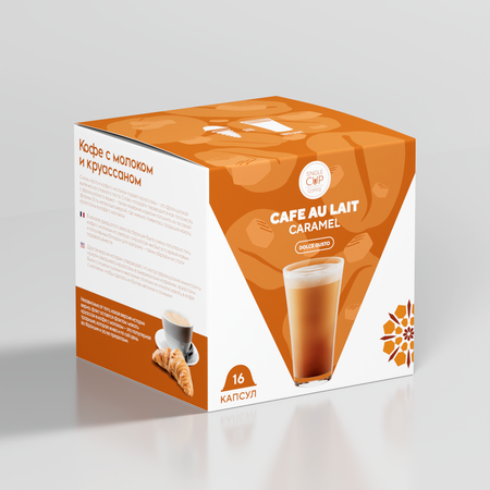 Кофе в капсулах Single Cup Coffee Cafe au lait caramel 16 шт.