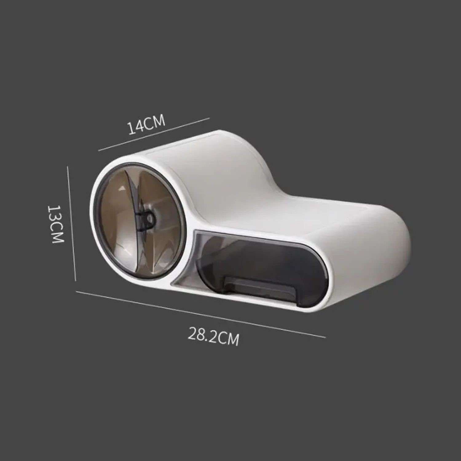 Диспенсер для туалетной бумаги Rabizy настенный с двумя отсеками - фото 2