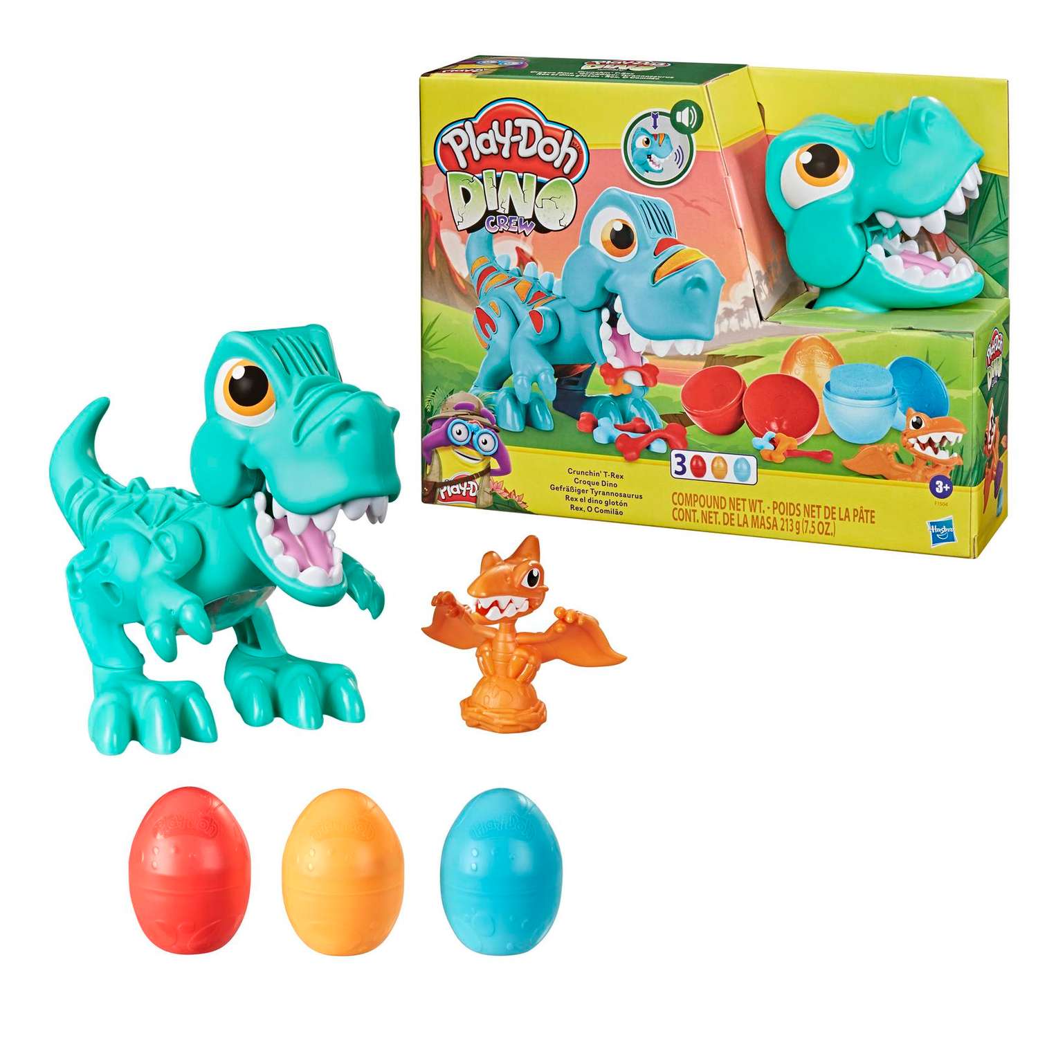 Набор игровой Play-Doh Голодный динозавр F1504 - фото 4