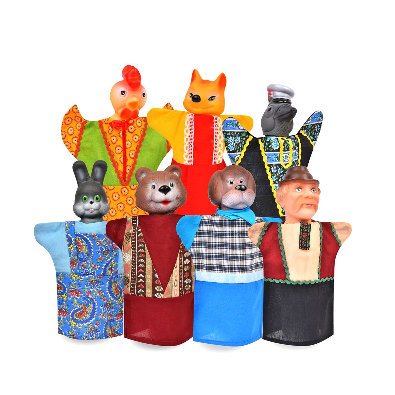 Кукольный театр Русский стиль Жили-Были 7 персонажей - фото 3