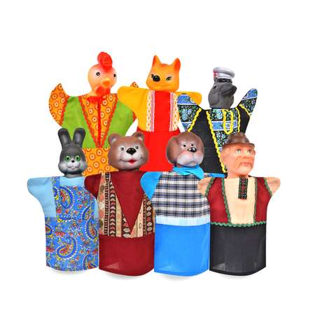 Кукольный театр Русский стиль Жили-Были 7 персонажей
