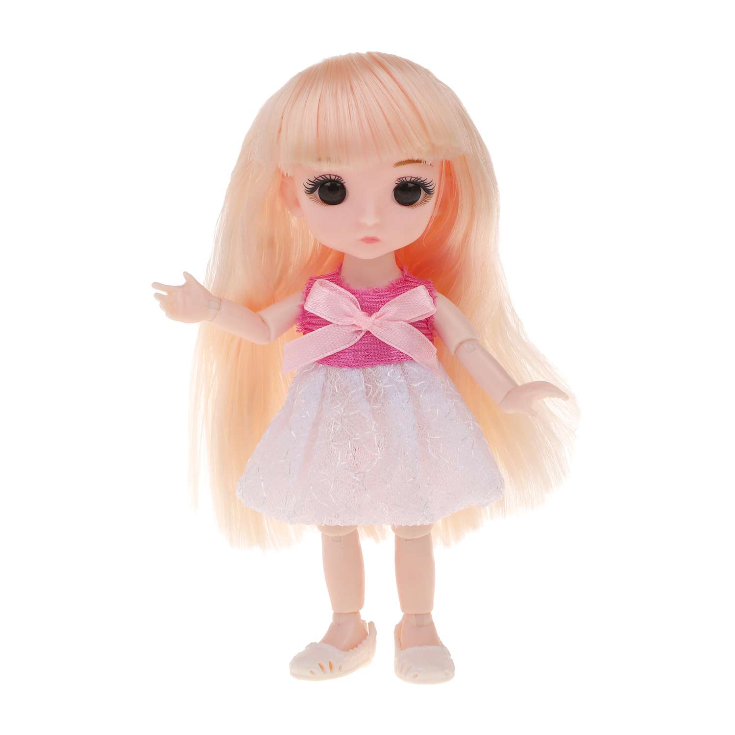 Кукла для девочки Наша Игрушка шарнирная 15 см 803331 - фото 4