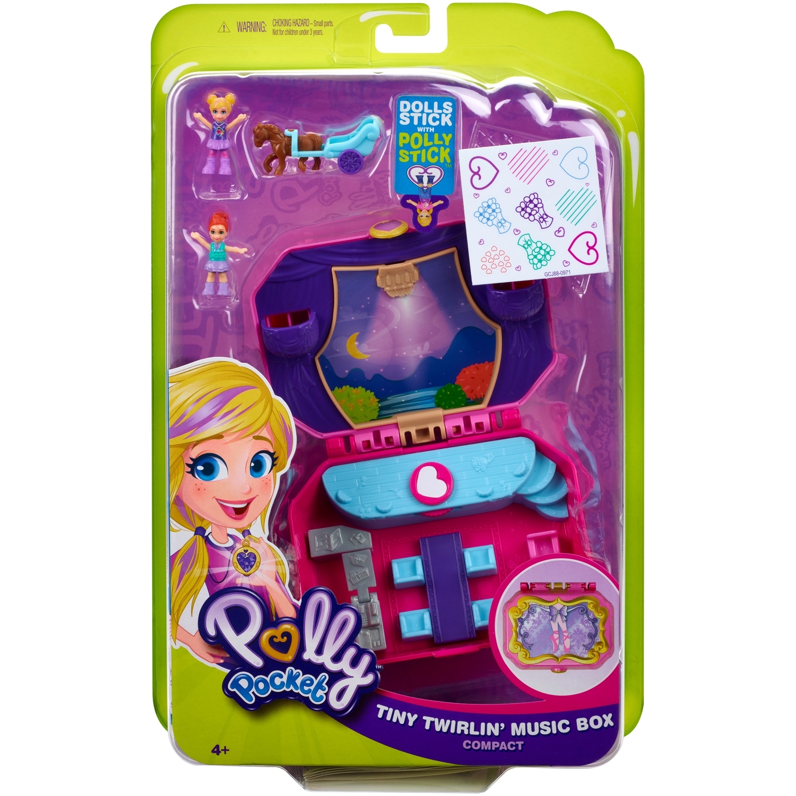 Набор игровой POLLY POCKET Музыкальная шкатулка компактный GCJ88 купить по  цене 39 ₽ в интернет-магазине Детский мир