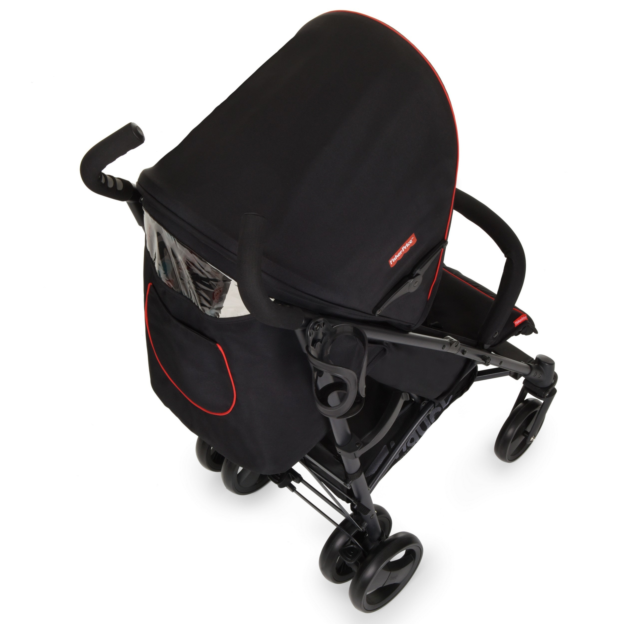 Коляска прогулочная Fisher Price Venice Gumball Black - фото 4