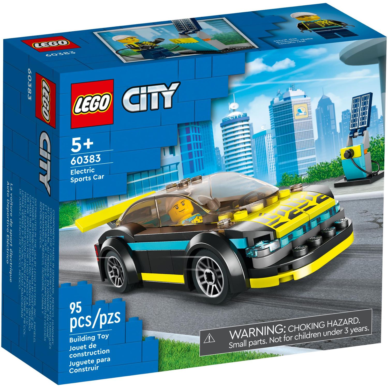 Конструктор LEGO City Электрический спорткар 60383 - фото 7