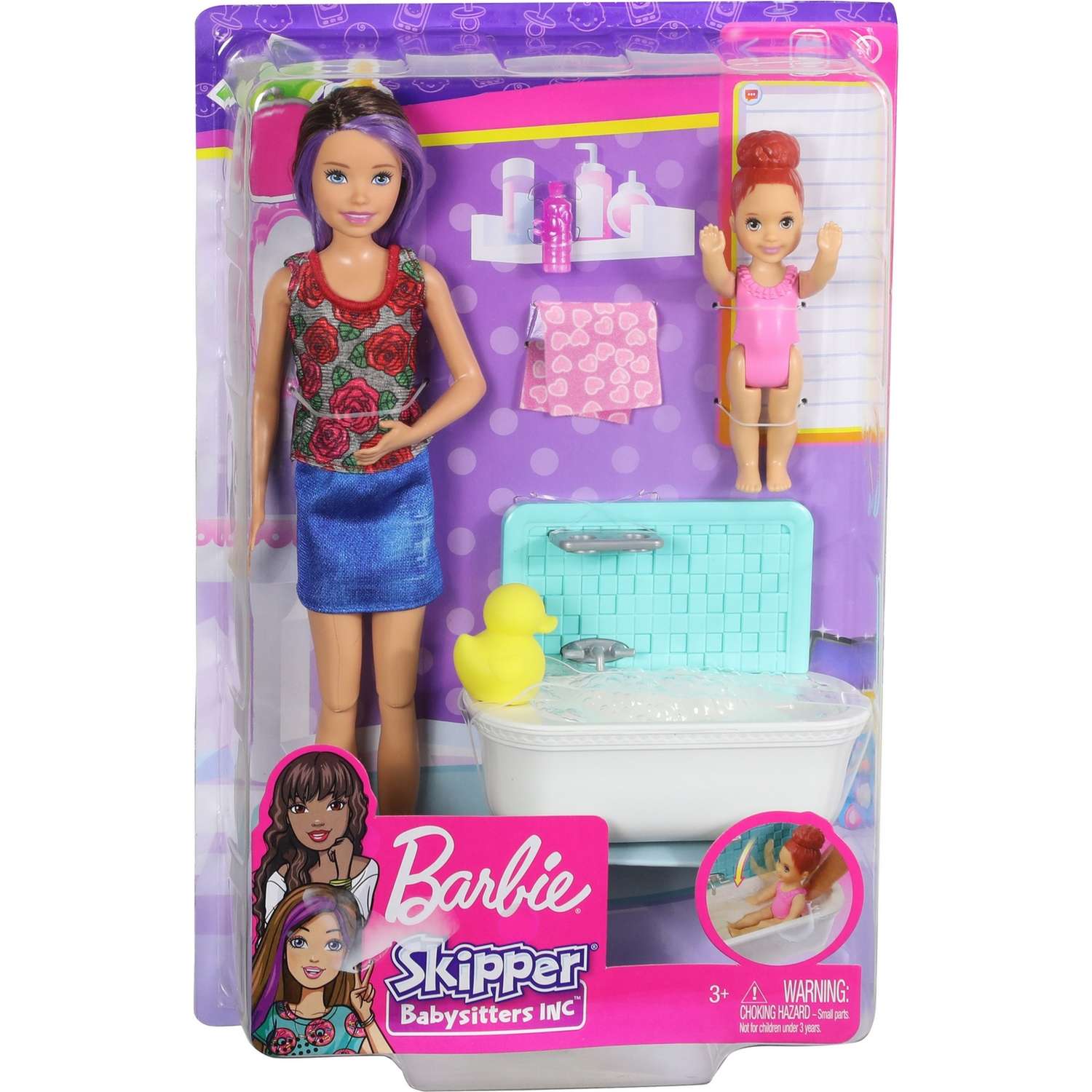 Набор Barbie Няня Купание FXH05 FHY97 - фото 2