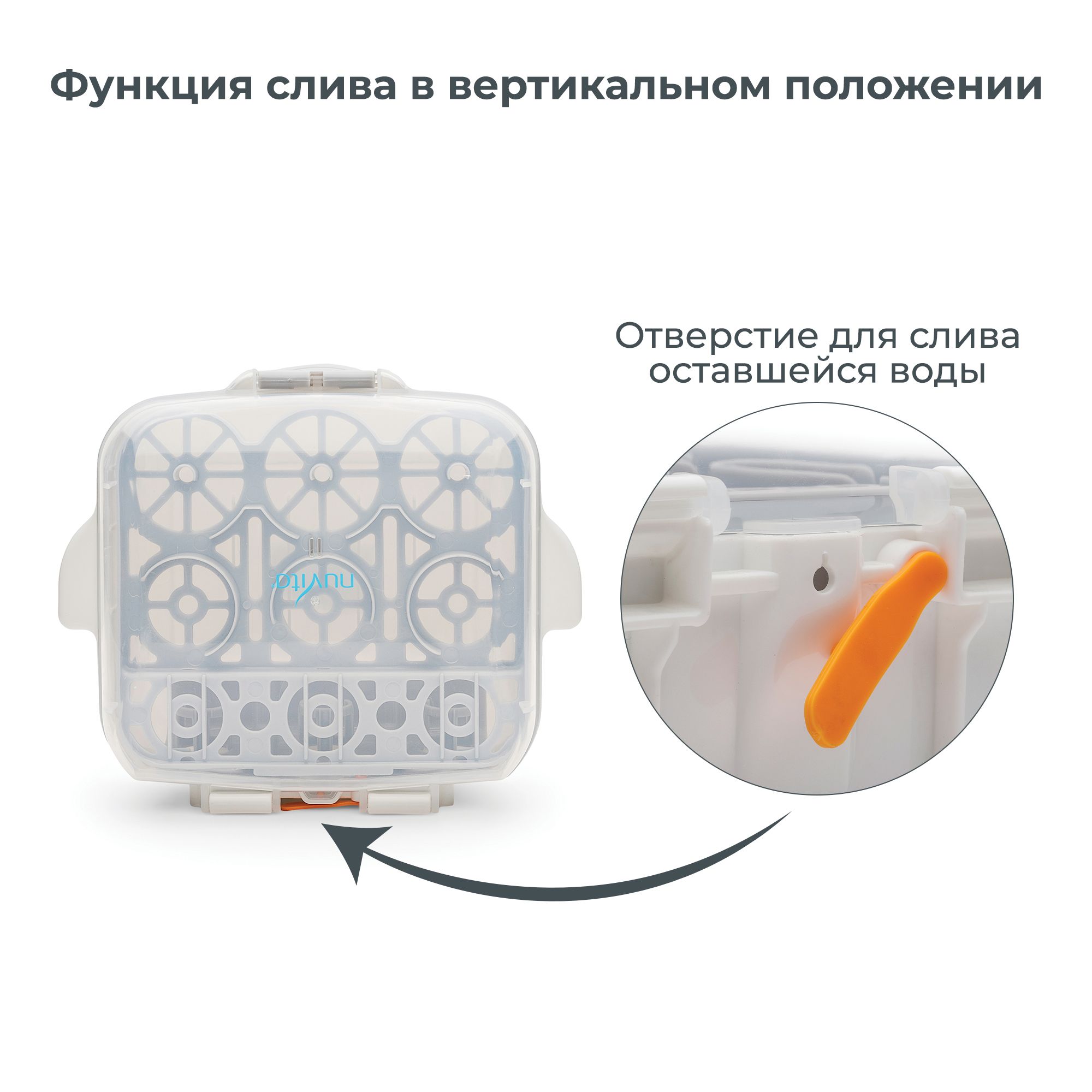 Стерилизатор бутылочек Nuvita Stericompact sterilizer для микроволновой печи - фото 5