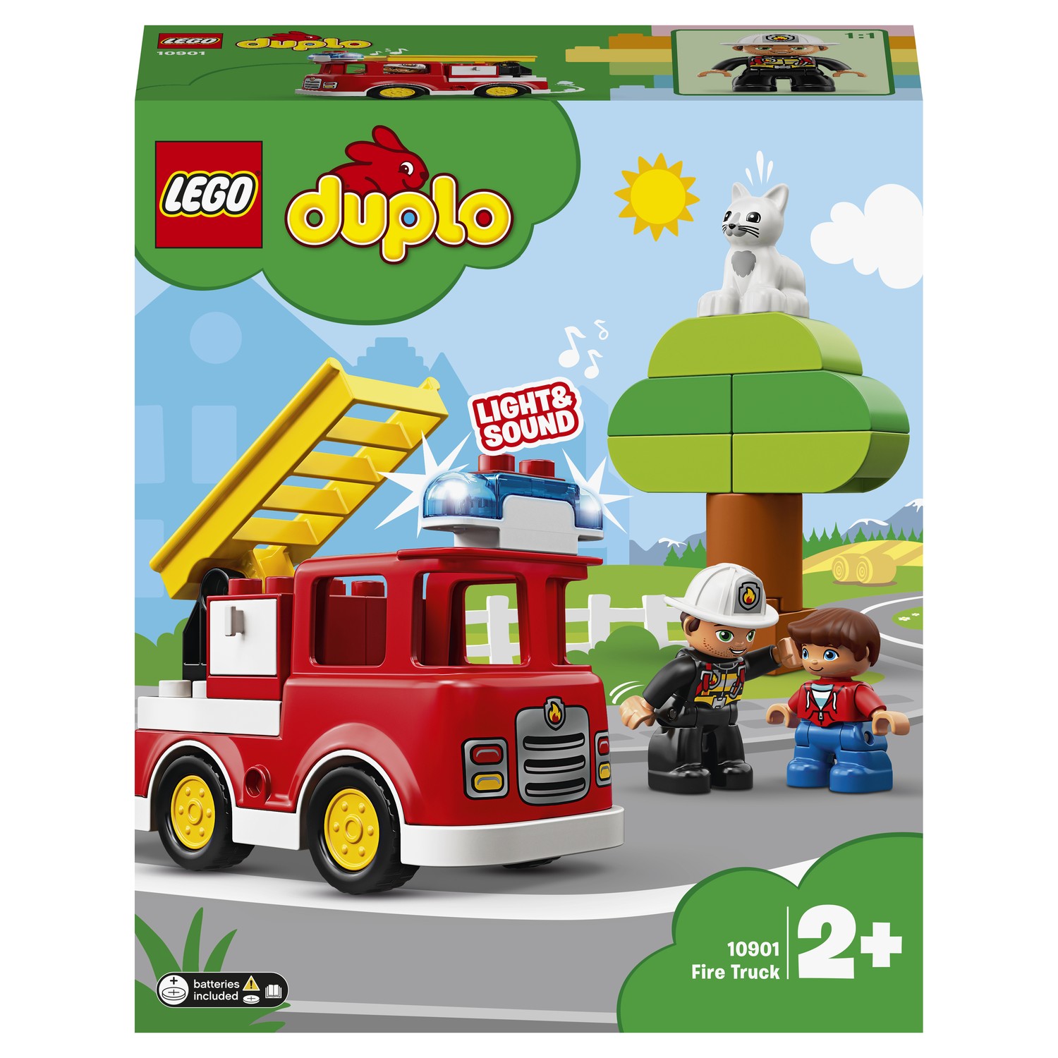 Конструктор LEGO DUPLO Town Пожарная машина 10901 купить по цене 999 ₽ в  интернет-магазине Детский мир