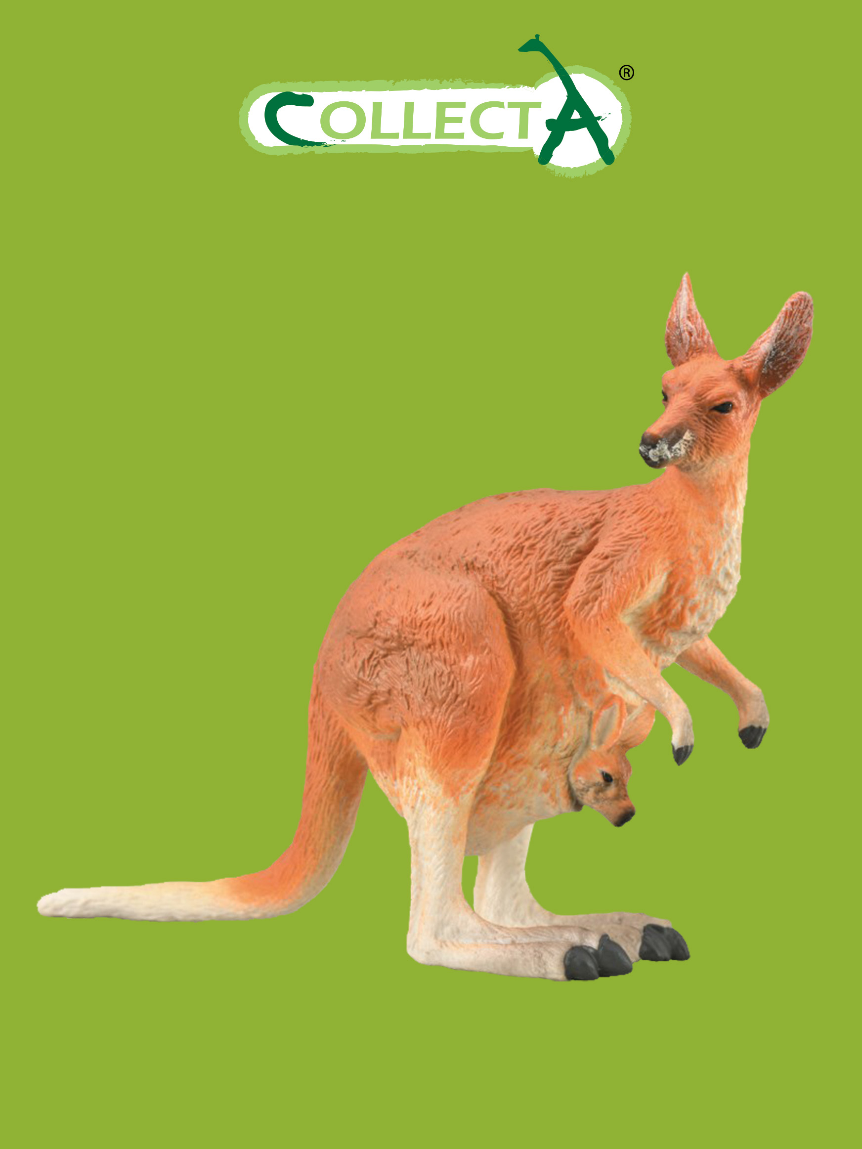 CollectA Red Kangaroo - Самка с Джоуи