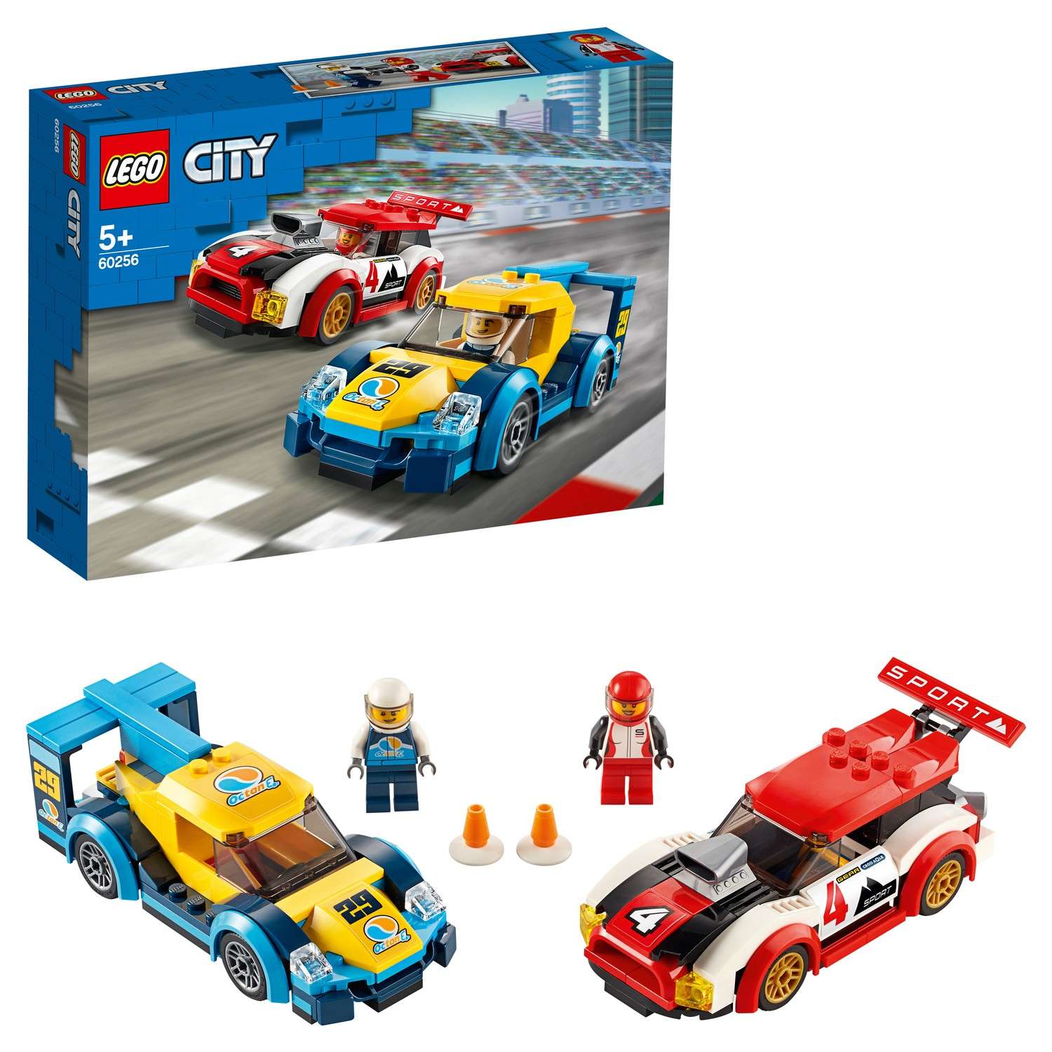 Конструктор LEGO City Nitro Wheels Гоночные автомобили 60256 - фото 1