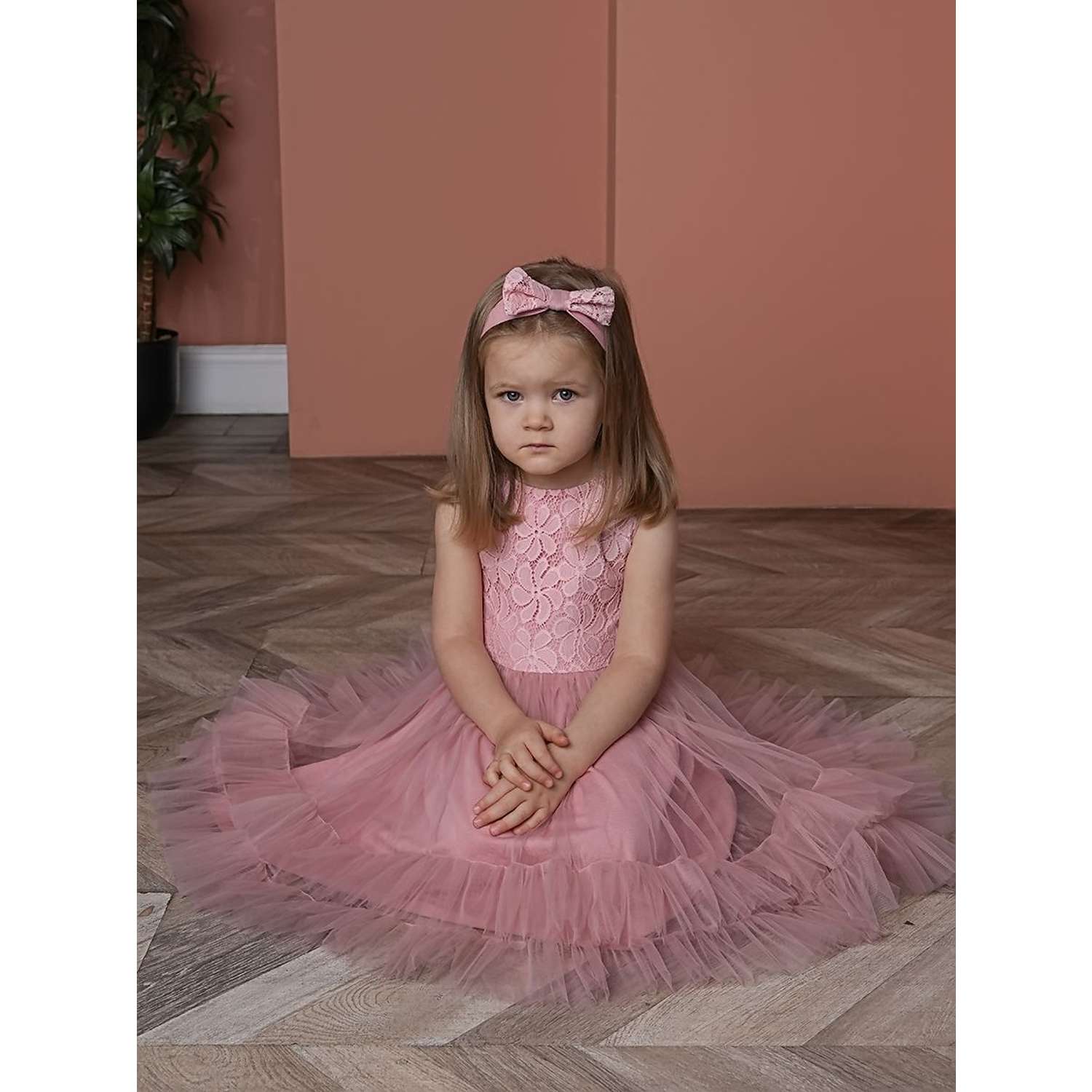 Платье Trendyco kids ТК617/румяна-Blush - фото 6