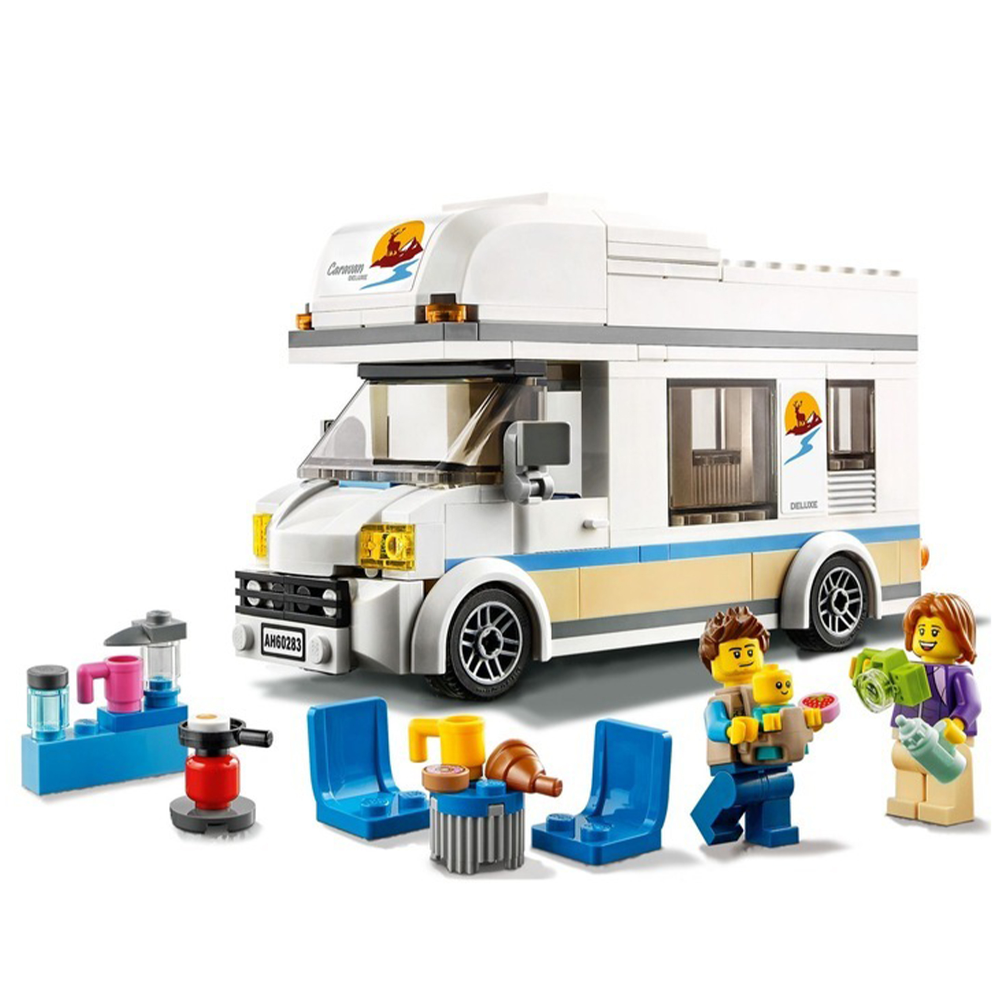 Конструтор LEGO City LEGO 60283 Дом на колесах для отдыха купить по цене  3449 ₽ в интернет-магазине Детский мир