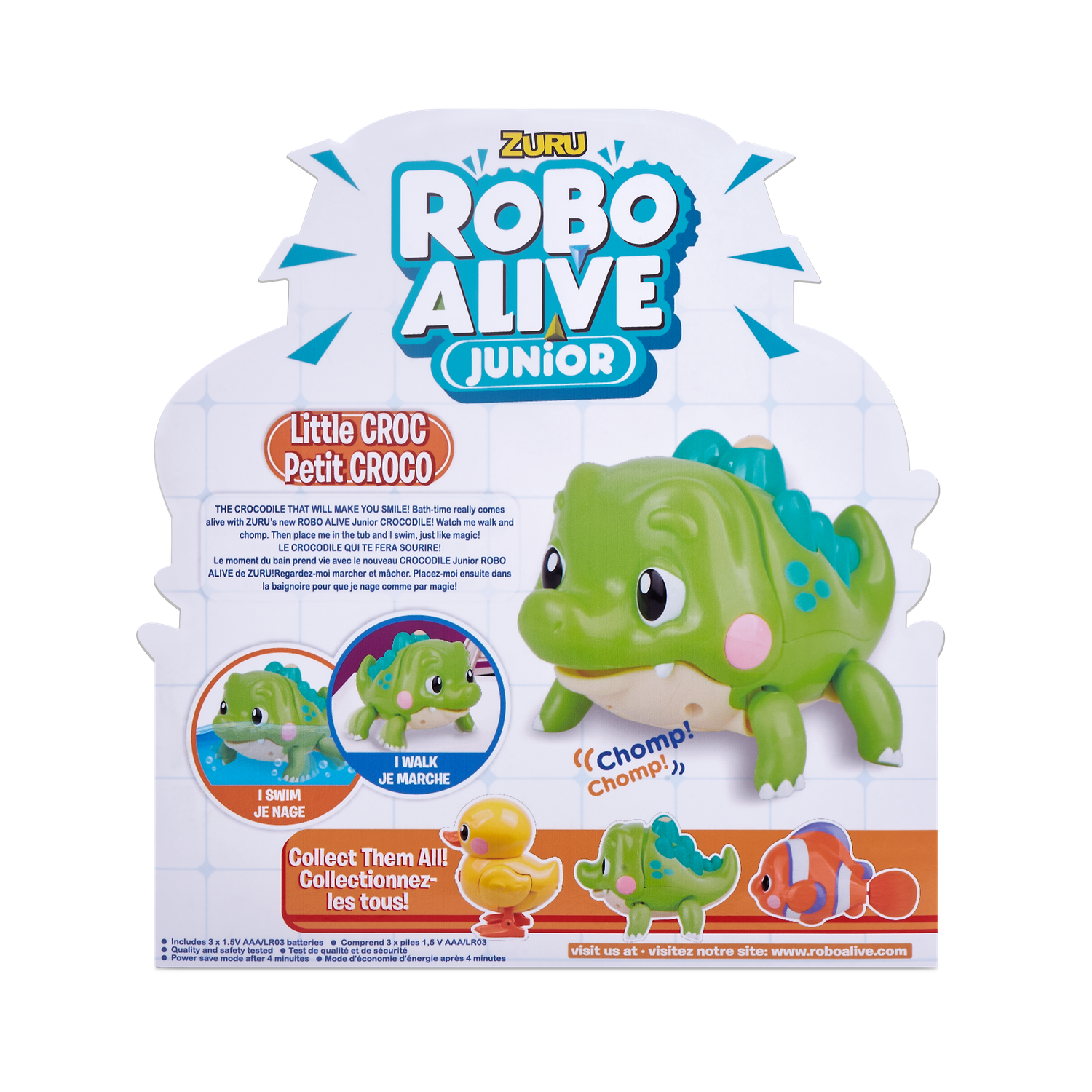 Игрушка для купания ROBO ALIVE JUNIOR Крокодил 25252 - фото 11