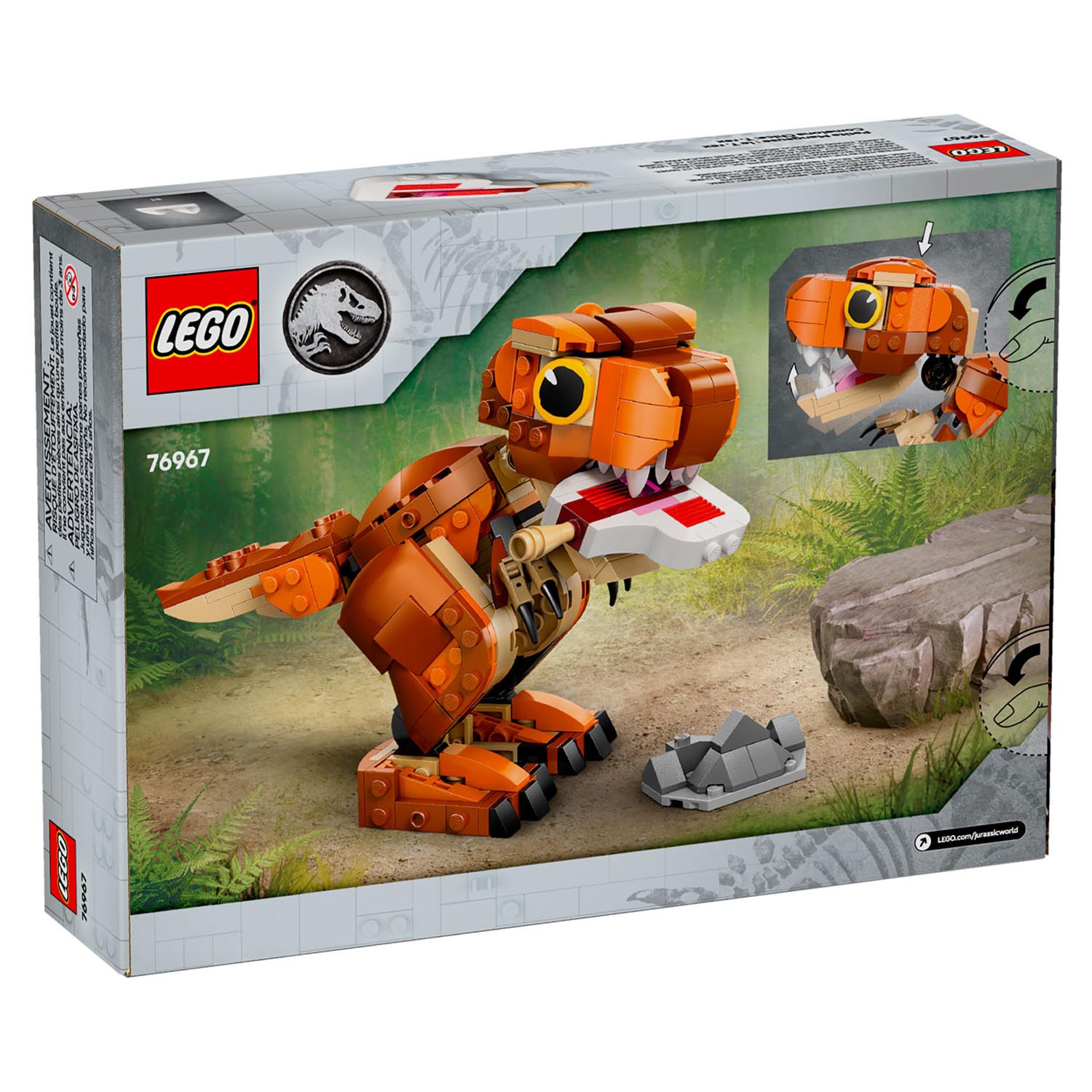 Конструктор детский LEGO Jurassic World Маленький обжора: Ти-Рекс - фото 7