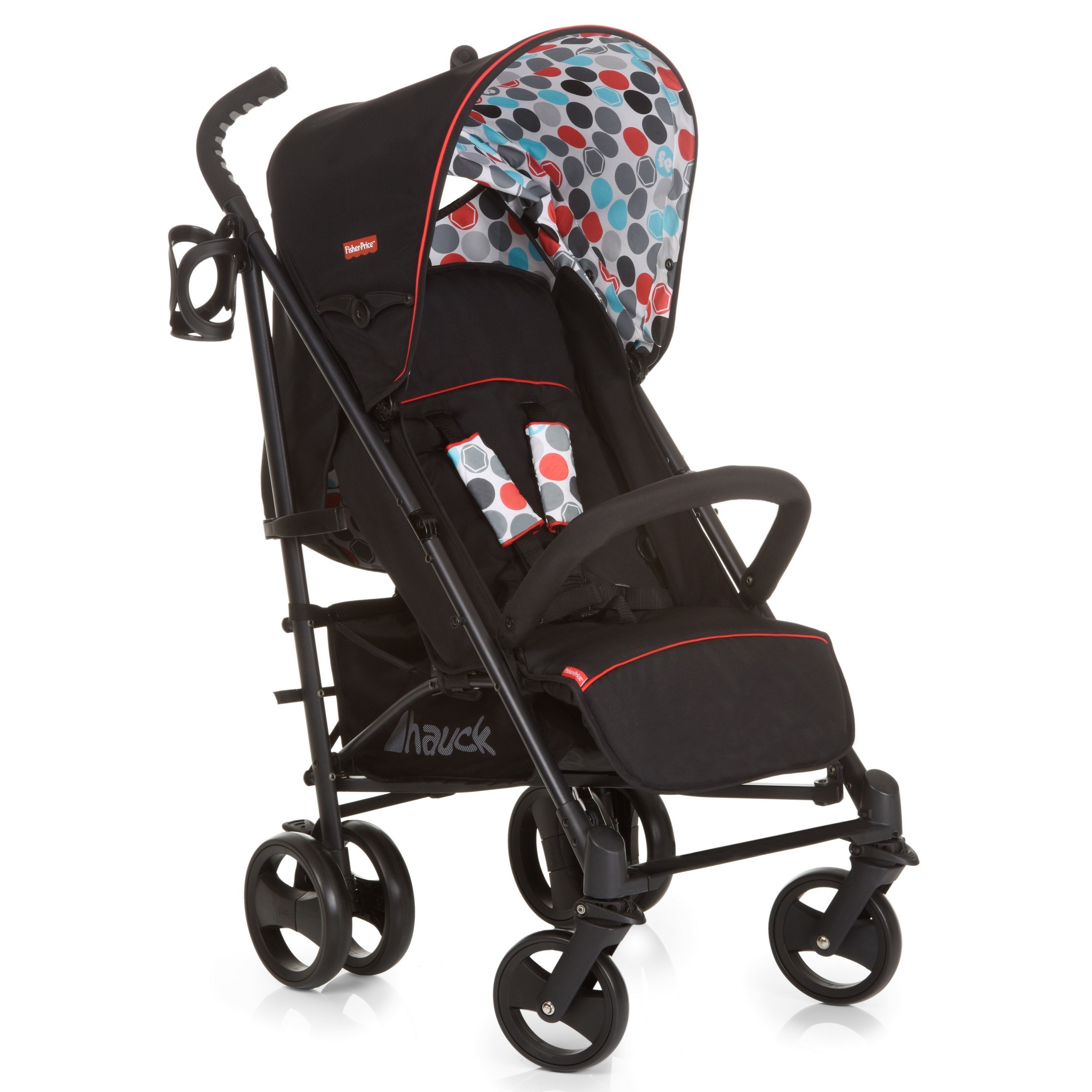 Коляска прогулочная Fisher Price Venice Gumball Black - фото 1