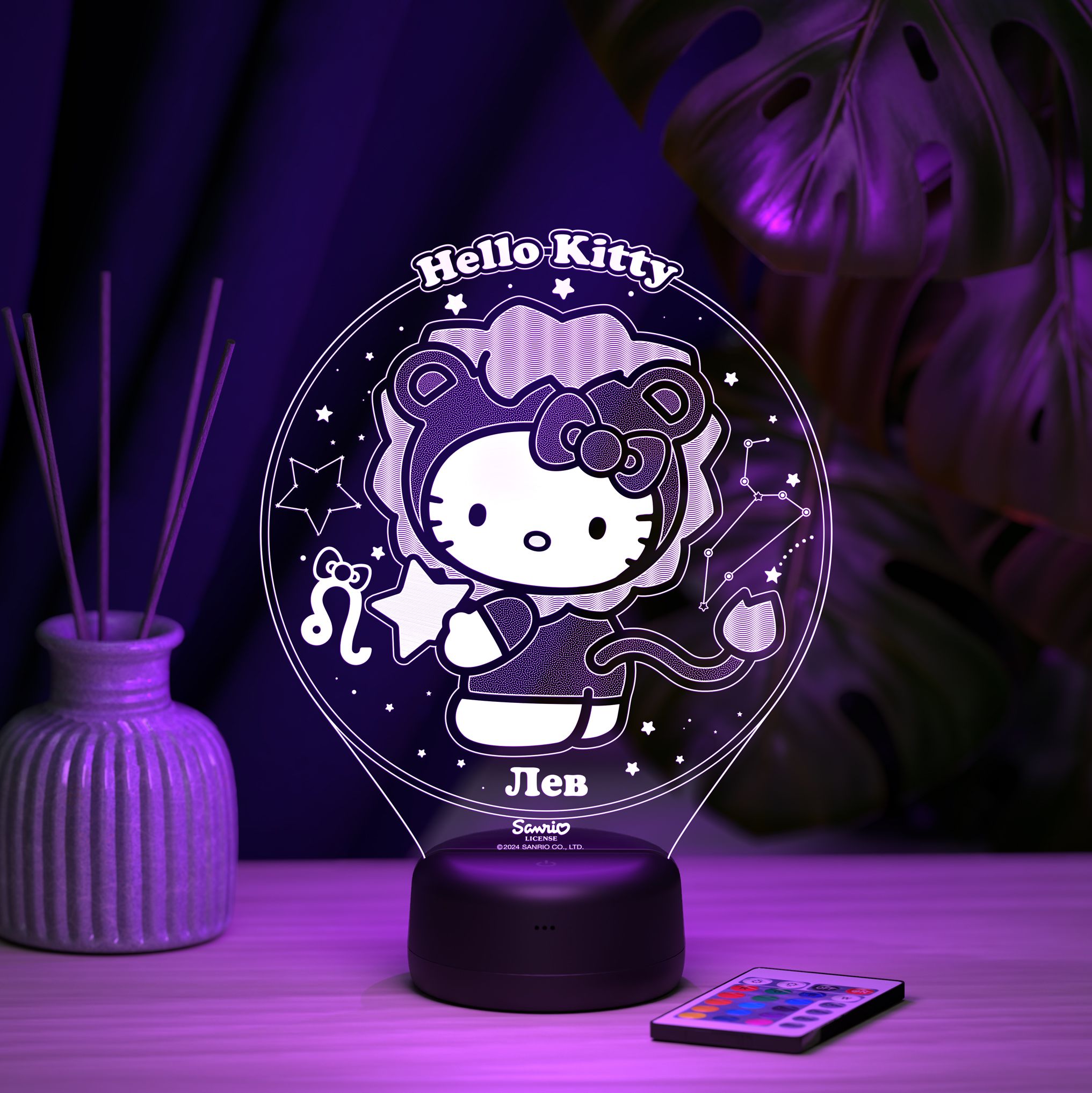 Ночник Hello Kitty Лев - фото 12