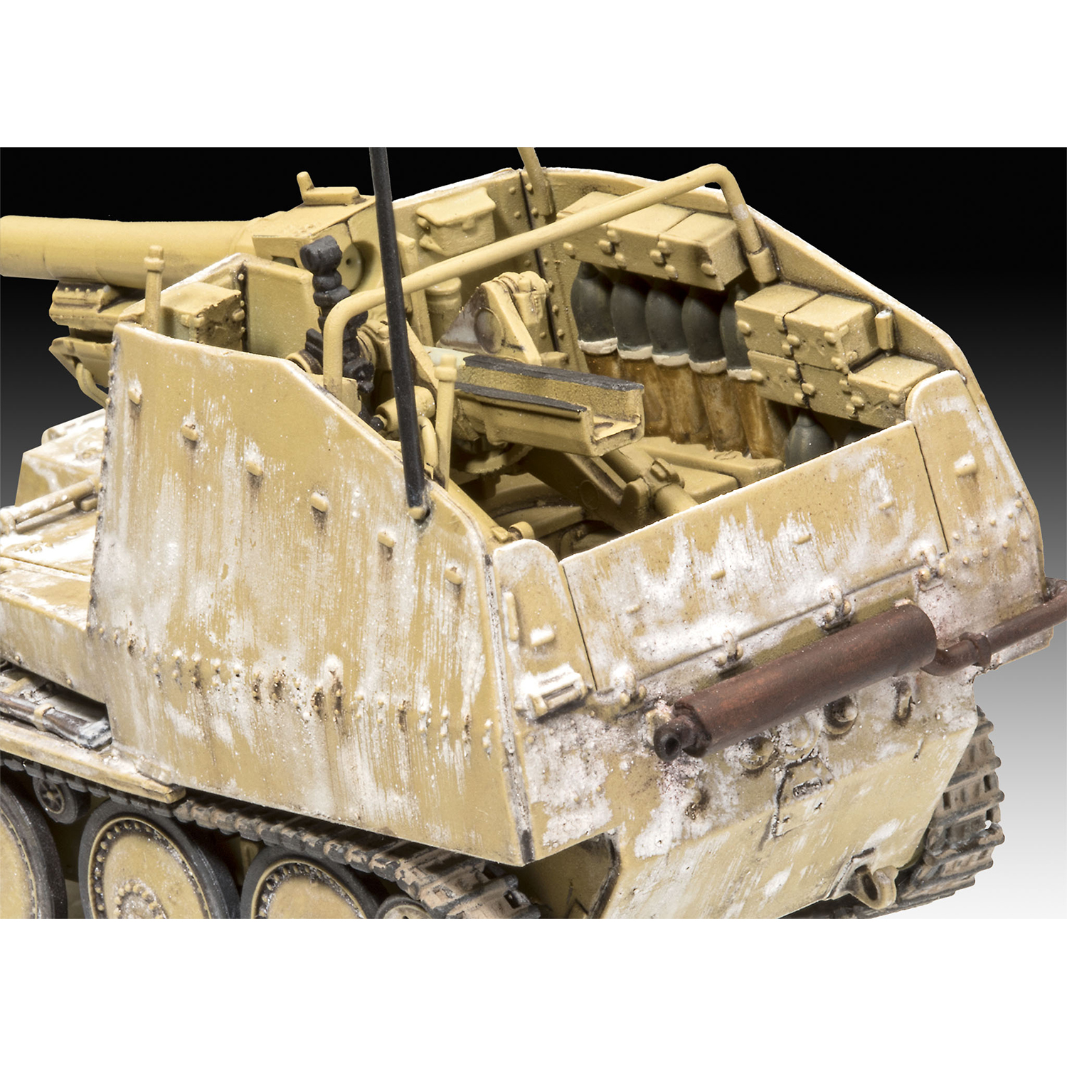 Сборная модель Revell Немецкая самоходная артиллерийская установка 38t Grille Ausf. M 03315 - фото 6