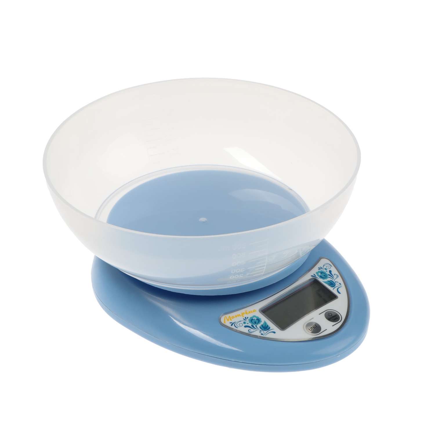 Весы кухонные Luazon Home МА-186 электронные до 5 кг голубые - фото 2