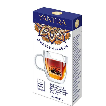 Фильтр-пакеты одноразовые Yantra для заваривания листового чая (размер S) 80шт