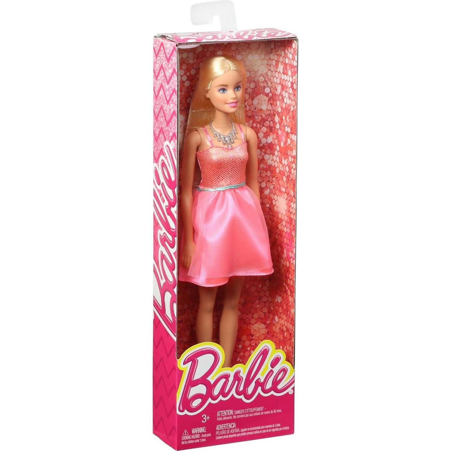 Кукла Barbie Сияние моды в коралловом платье DRN76 T7580 - фото 3